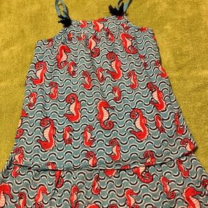 J. Khaki Kids Seahorse Matching Set - Blue and Red